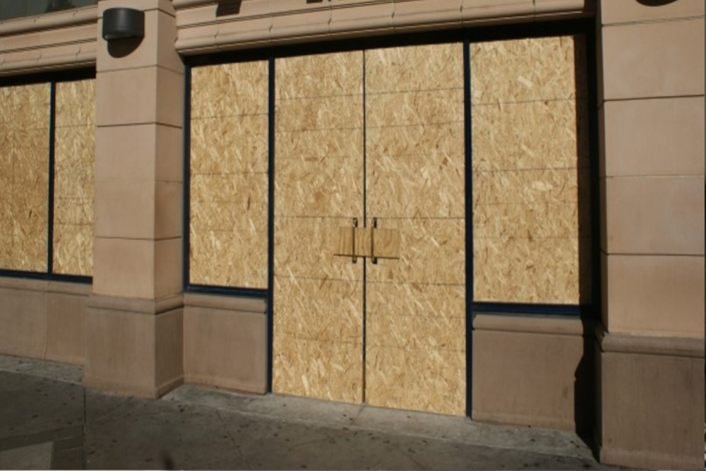 Boarding Up in Great Bookham, Little Bookham, KT23